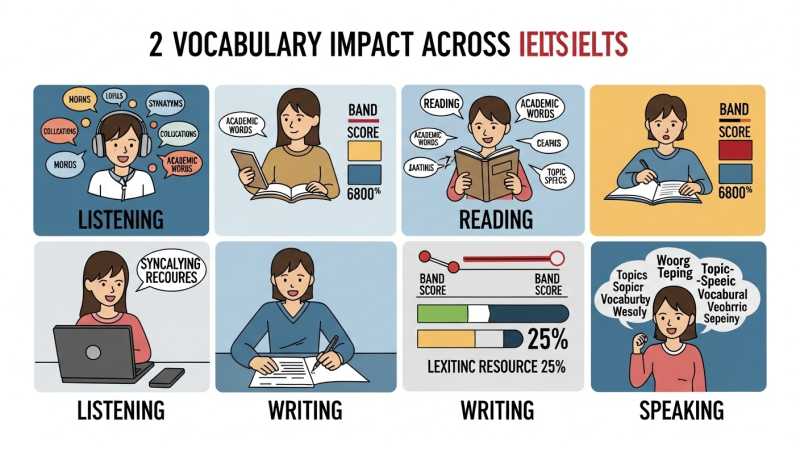 Vocabulary Impact Across IELTS Sections