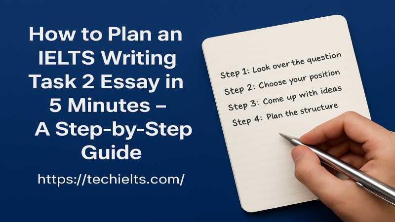 IELTS Writing Task 2 essay planning