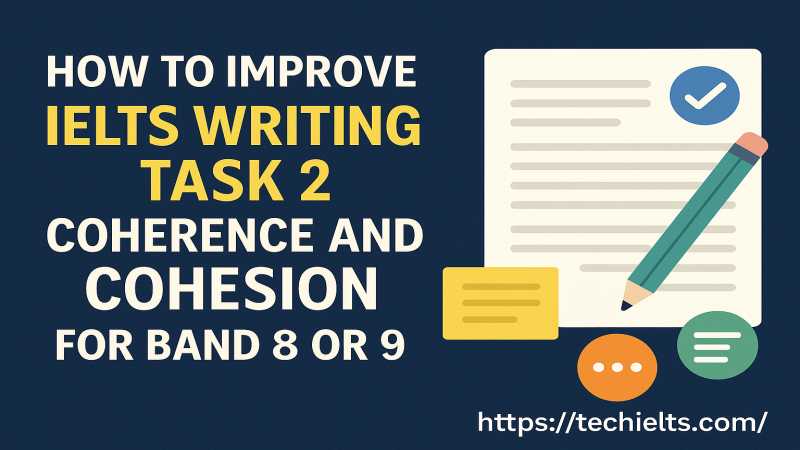 IELTS Writing Task 2 coherence and cohesion