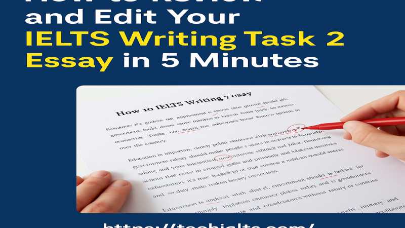 IELTS Writing Task 2 editing