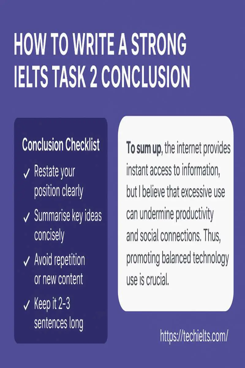 IELTS Writing Task 2 conclusion
