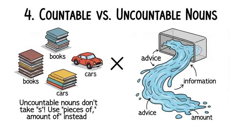 Countable vs. Uncountable Nouns