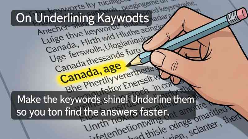 On Underlining Keywords