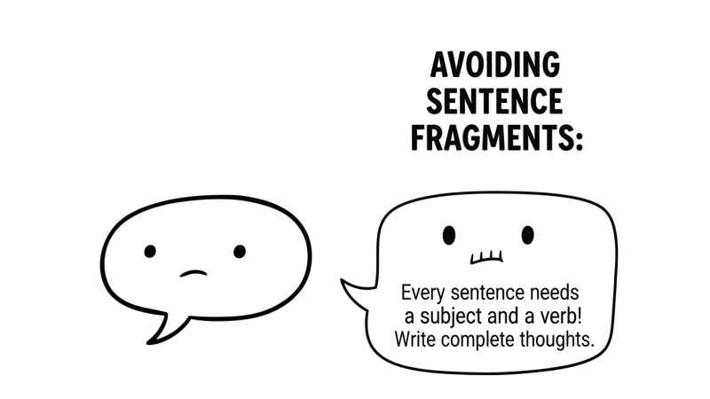 Avoiding Sentence Fragments