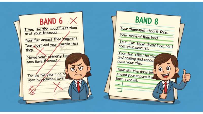 Band 6 vs Band 8 Example Snippets