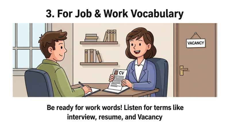 For Job & Work Vocabulary
