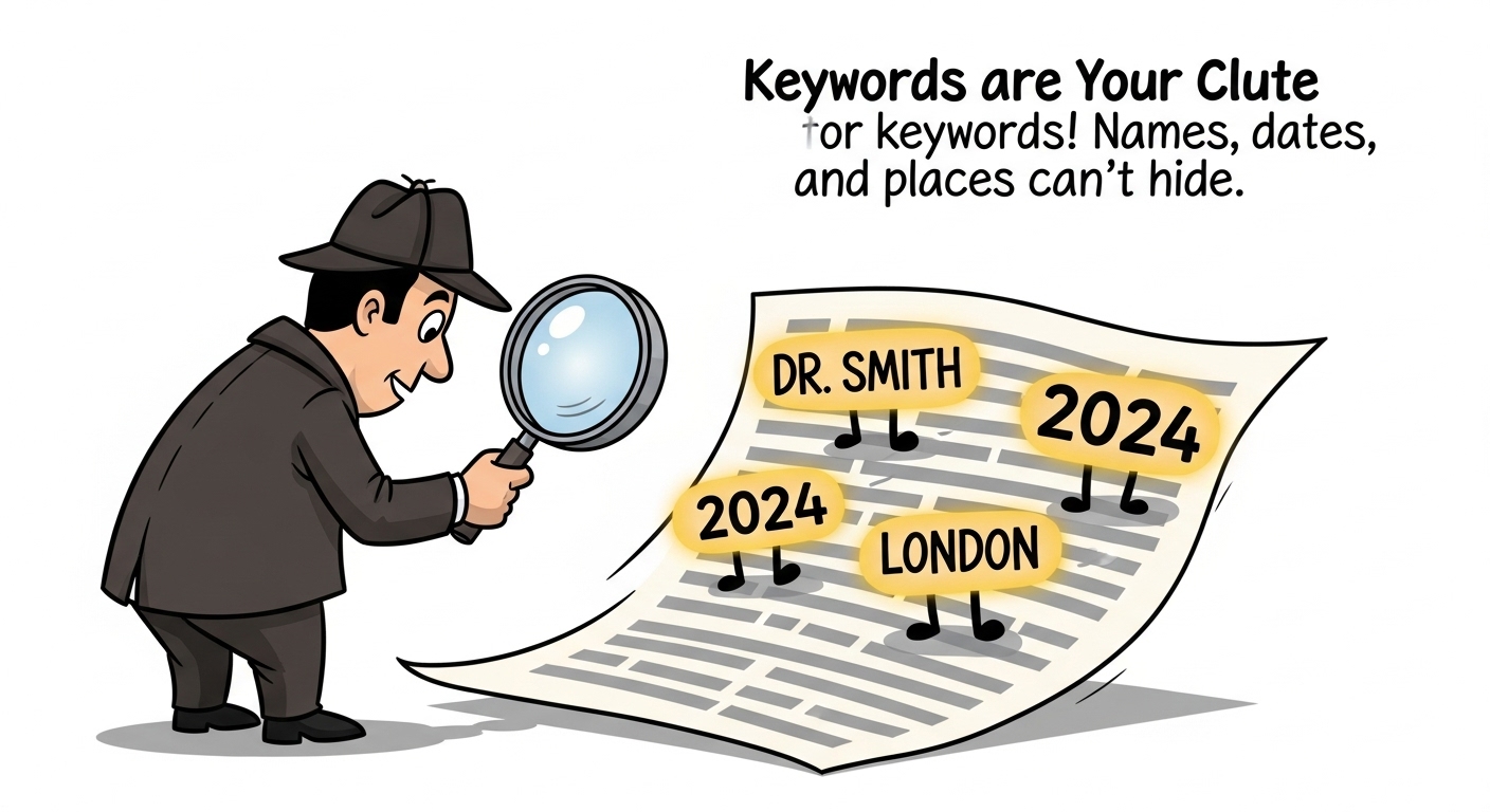 Keywords are Your Clues