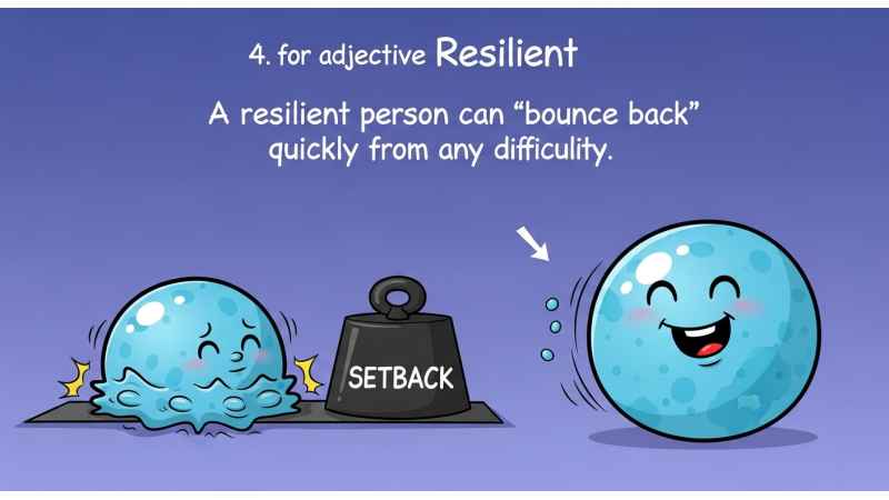 For the adjective Resilient