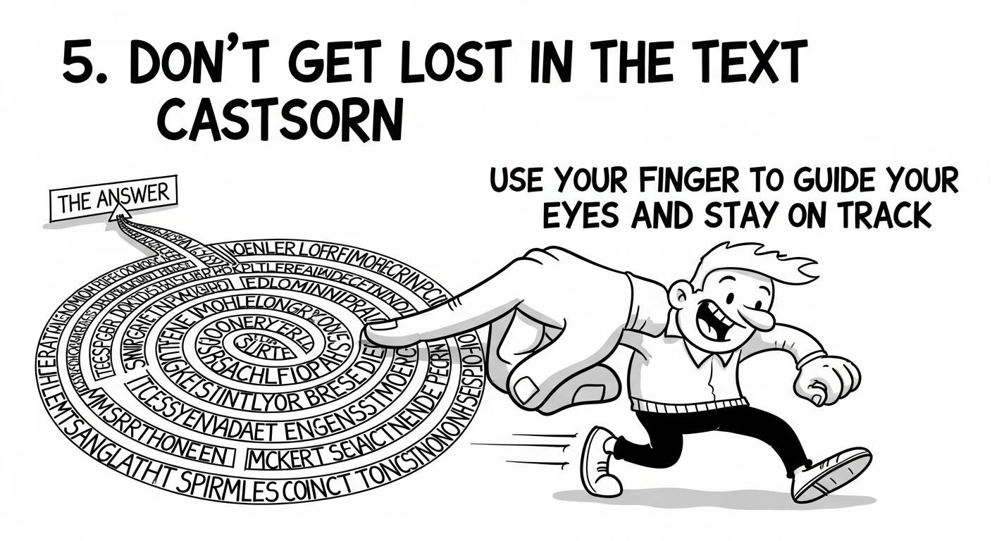 Don't Get Lost in the Text
