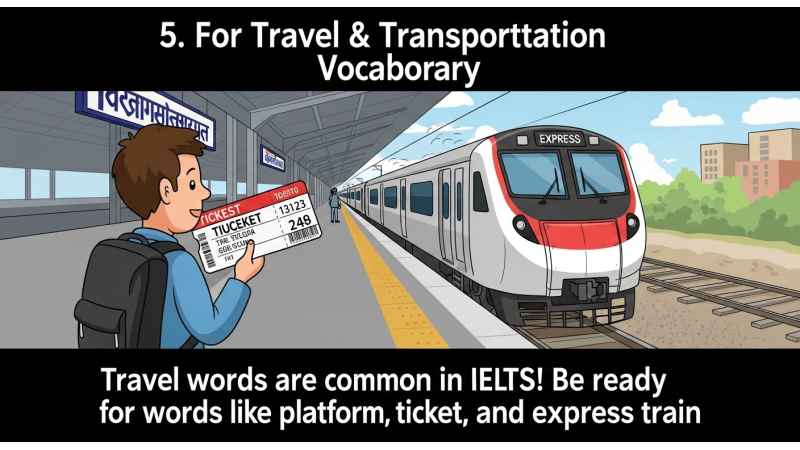 For Travel & Transportation Vocabulary