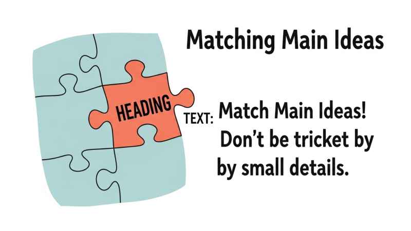 Matching Main Ideas