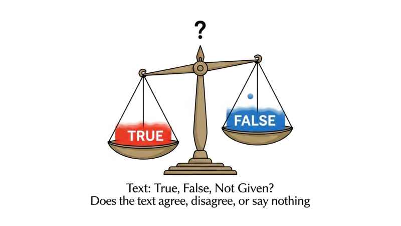 True, False, or Not Given